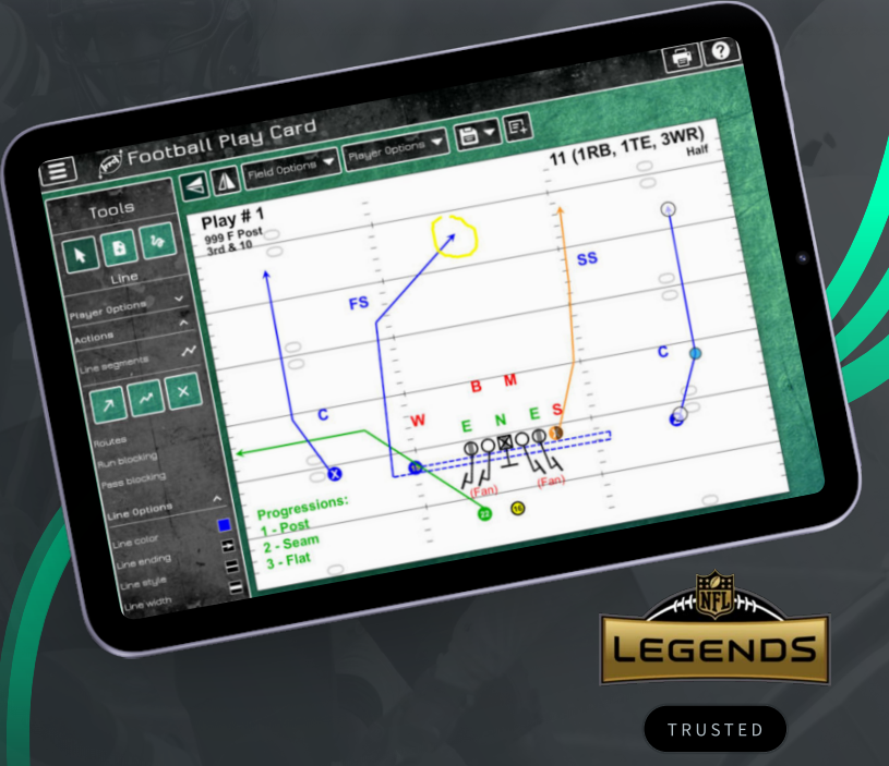 Football Play Card Home